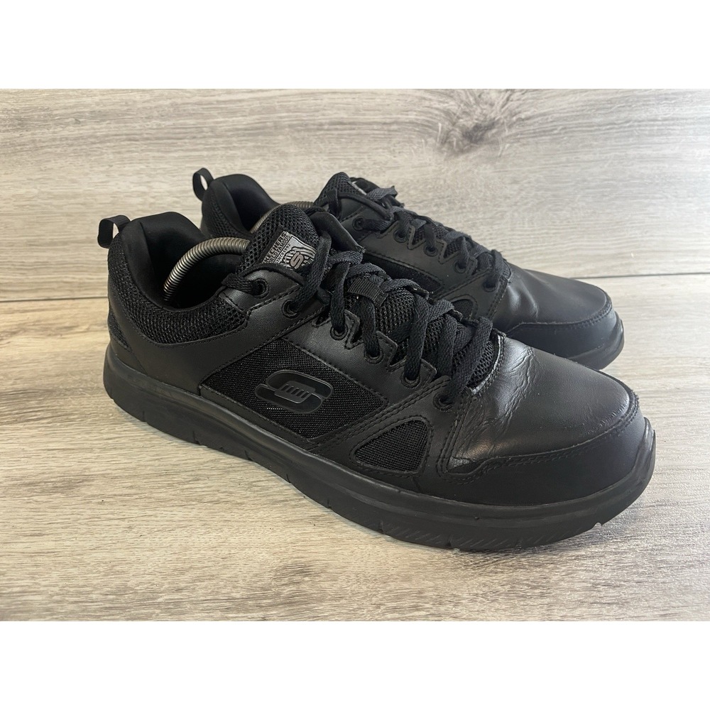 Skechers Mens Flex Advantage 77040 Black Running Shoes Sneakers‎ Size 12
